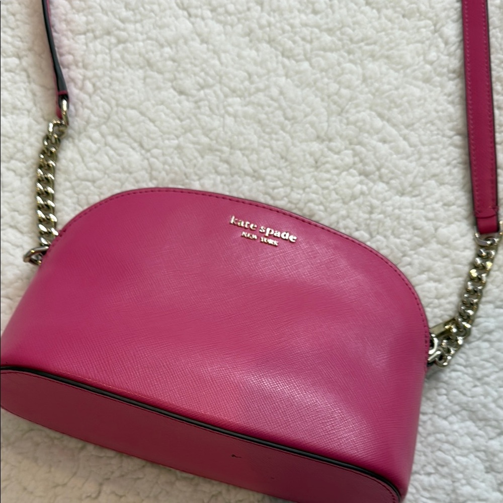 pink Kate Spade crossbody bag